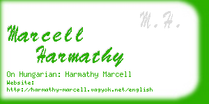 marcell harmathy business card